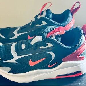 Nike Kids Black and Red Athletic Sneakers